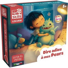 Liscianigiochi - Coffret d'activités psychologiques 'Dire adieu à mes peurs' LIFE SKILLS - Apprentissage gestion des peurs pour enfants 5 ans et +