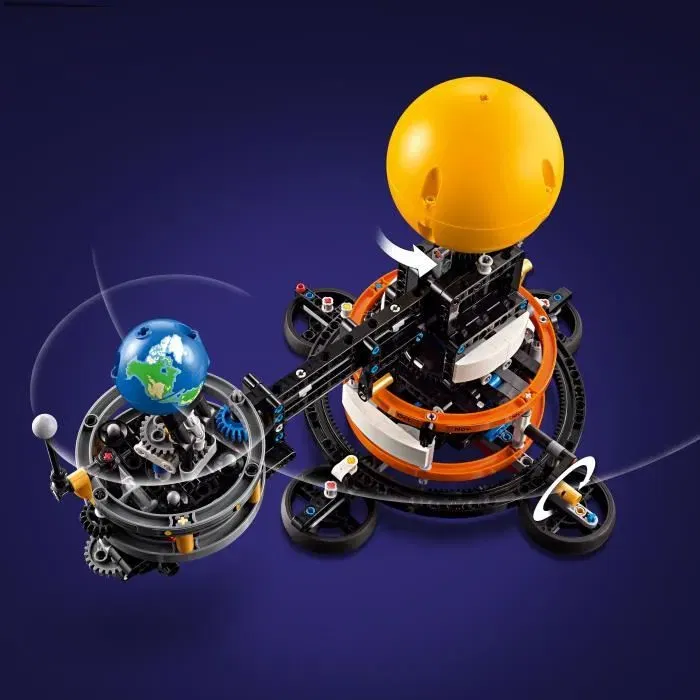 Lego Technic 42179 Jouet de Construction Planete Terre et Lune en Orbite, Theme Systeme Solaire, 526 Pieces, Cadeau Enfant Astronomie 10 ans et plus