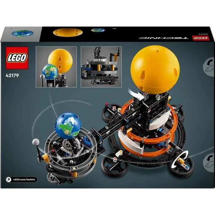 Lego Technic 42179 Jouet de Construction Planete Terre et Lune en Orbite, Theme Systeme Solaire, 526 Pieces, Cadeau Enfant Astronomie 10 ans et plus