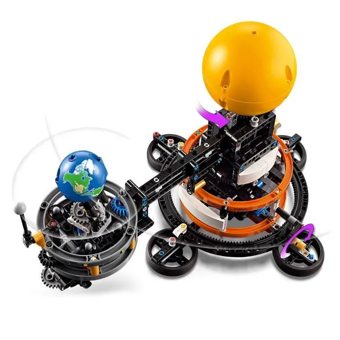 Lego Technic 42179 Jouet de Construction Planete Terre et Lune en Orbite, Theme Systeme Solaire, 526 Pieces, Cadeau Enfant Astronomie 10 ans et plus