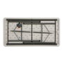 Color Baby Mesa rectangulaire pliable couleur crème 122X61X74 cm