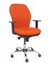 PIQUERAS Y CRESPO Chaise de Bureau Jorquera Orange Foncé