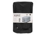 Kipit Boîte de Rangement avec Fermeture Éclair Assorti 53 x 35 x 28 cm Tissu Polyester, Fer, Plastique Blanc Gris Noir (Set de 12)