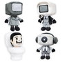 BONKERS TOYS Sac surprise peluche Skibidi Toilet 30 cm - Figurine surprise pour ados et adultes, âge recommandé 13 ans et plus