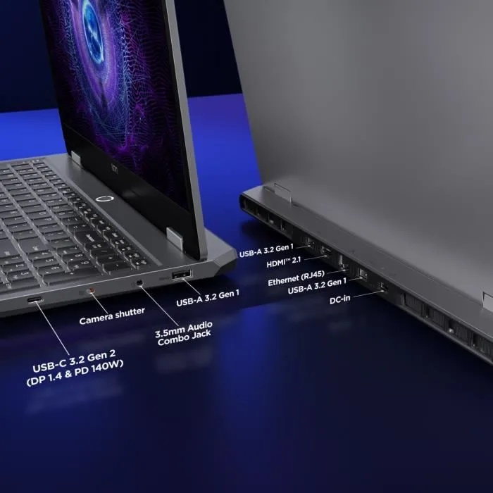 Lenovo LOQ 15IAX9 PC Portable Gamer 15" FHD 144 Hz, Intel Core i5-12600HX, NVIDIA GeForce RTX 4050 105W, 16 Go RAM, 512 Go SSD (Sans OS)