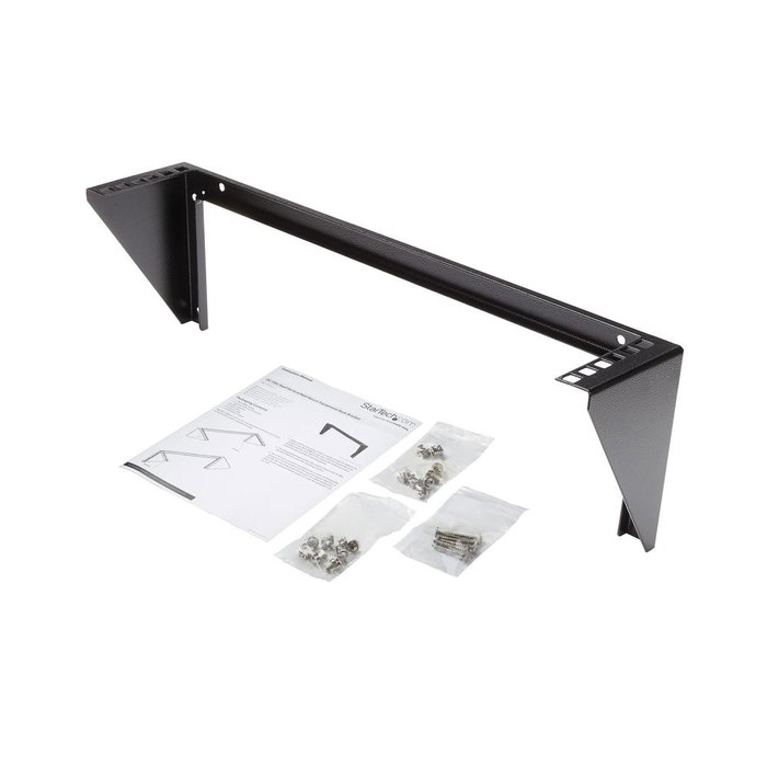 Startechcom Support Rack Vertical 2U 19 Pouces Montage Mural ou Sous Bureau Acier 56,7kg Startechcom Support Rack Vertical 2U 19 Pouces Montage Mural ou Sous Bureau Acier 56,7kg