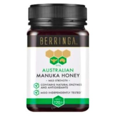 BERRINGA Miel de Manuka 120 MGO 250g - Bioactif doux avec méthylglyoxal BERRINGA Miel de Manuka 120 MGO 250g - Bioactif doux avec méthylglyoxal