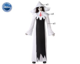 BigBuy Carnival Déguisement Monja Zombie Adulte - M-L