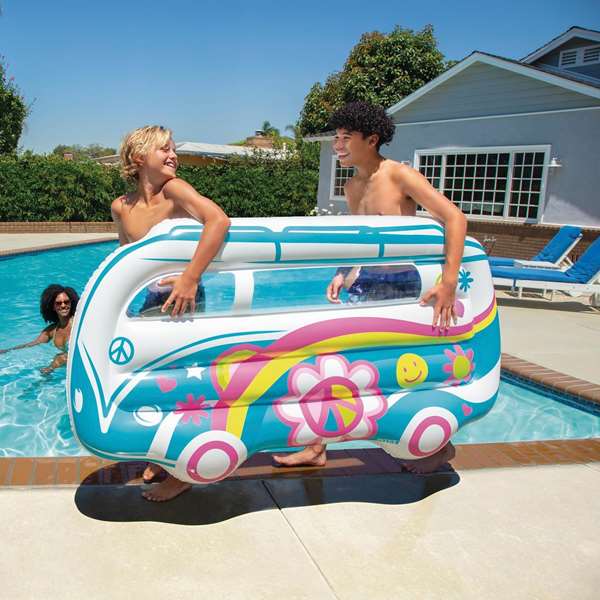 Intex - Matelas pneumatique pour véhicule Hippies, Dimensions: 178 x 91 x 23 cm (Longueur x Largeur x Hauteur), Recommandé pour +9 ans