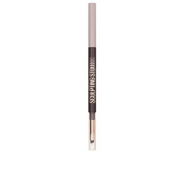 Maybelline Sculpting Stix Eyeliner n°015 Espresso, crayon 2 en 1 avec pinceau biseauté, 0.7 g, fini mat longue tenue 24h, pour yeux sensibles