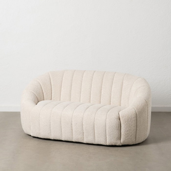 BigBuy Home Canapé Beige Polyester Fer