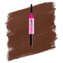 NYX Professional Makeup - Stylo poudre à sourcils Fluff & Snatch, Teinte 06 Brune, 1 g, Tenue 24h, Texture crème-poudre, Vegan