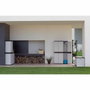 Plastiken Armoire haute Titanium Beige et Noir