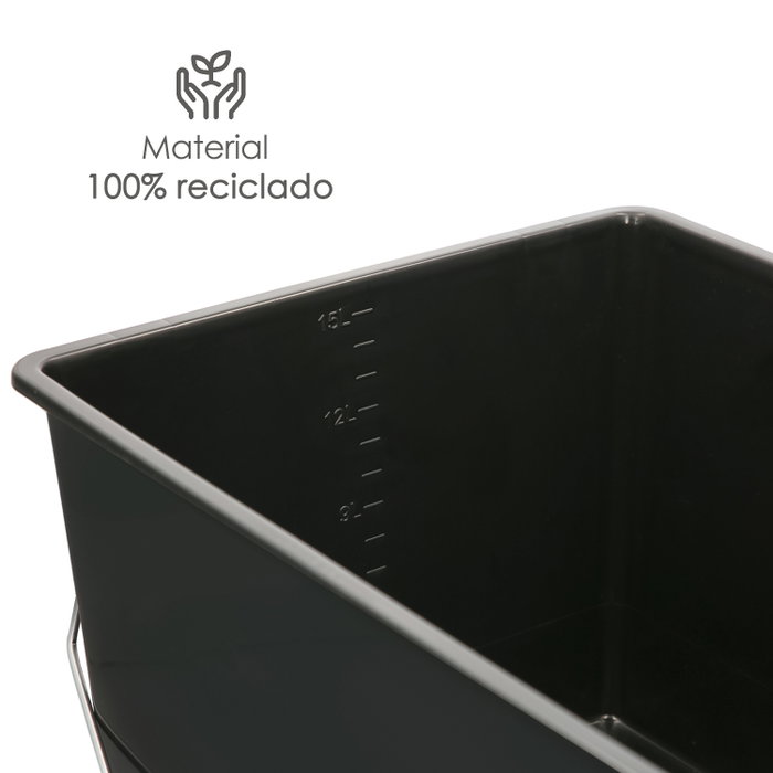 WOLFPACK LINEA PROFESIONAL Cubette de peinture 15 litres avec grille