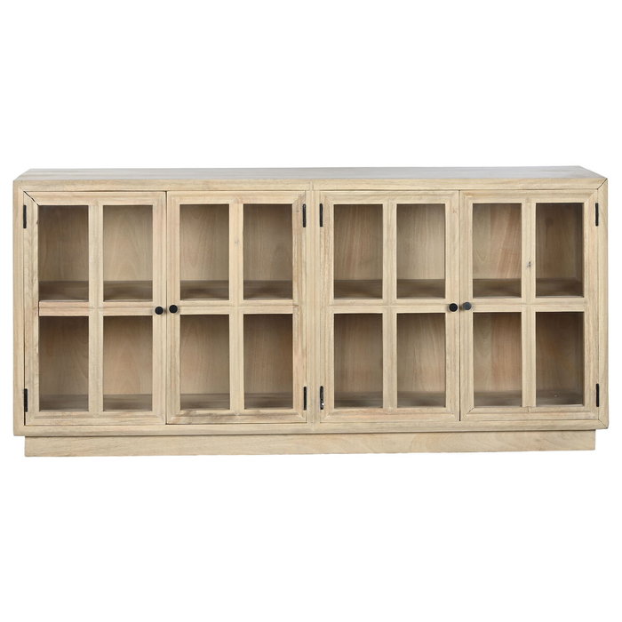 Buffet Home ESPRIT Naturel Verre Bois de manguier 170 x 41 x 81 cm