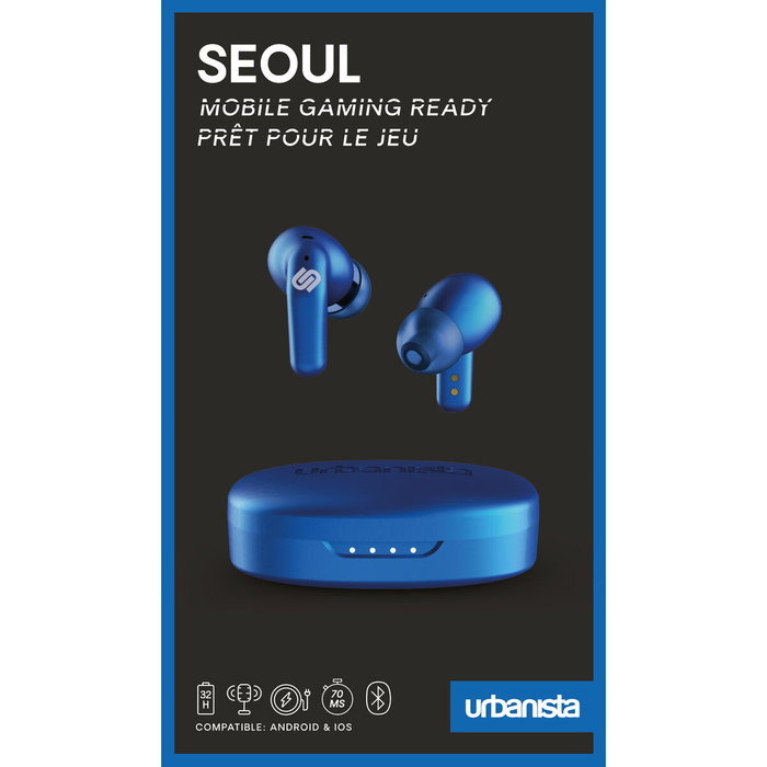 Écouteurs Sans Fil avec Étui de Charge Urbanista Seoul Bleu