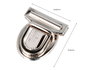 Innspiro Fermoir Tupi Oval en Acier Nickel 50x45 mm