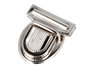 Innspiro Fermoir Tupi Oval en Acier Nickel 50x45 mm