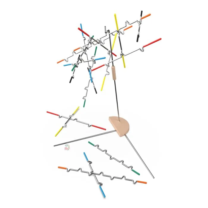 Spin Master Suspend - Jeu d'Équilibre Familial - 24 Tiges Colorées