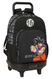 Safta Mochila Sac à dos Dragon Ball avec roues, compact et extensible, 33x45x22 cm