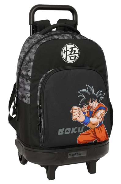 Safta Mochila Sac à dos Dragon Ball avec roues, compact et extensible, 33x45x22 cm Safta Mochila Sac à dos Dragon Ball avec roues, compact et extensible, 33x45x22 cm
