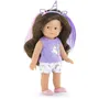 Corolle - Mini Corolline Romy Licorne - Poupée 20 cm avec serre-tête licorne et tenue - Vanille - À partir de 3 ans