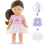 Corolle - Mini Corolline Romy Licorne - Poupée 20 cm avec serre-tête licorne et tenue - Vanille - À partir de 3 ans