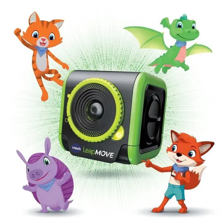 VTech LeapMOVE - Console éducative TV sans manette avec 25 jeux et aventures immersifs - Capte les mouvements de l'enfant - Pour enfants de 4 à 11 ans