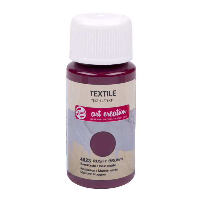 Talens Art Creation Peinture Textile Marron Oxyde 4023, 50 ml Talens Art Creation Peinture Textile Marron Oxyde 4023, 50 ml