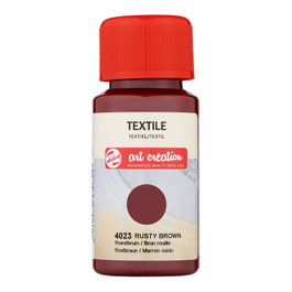 Talens Art Creation Peinture Textile Marron Oxyde 4023, 50 ml