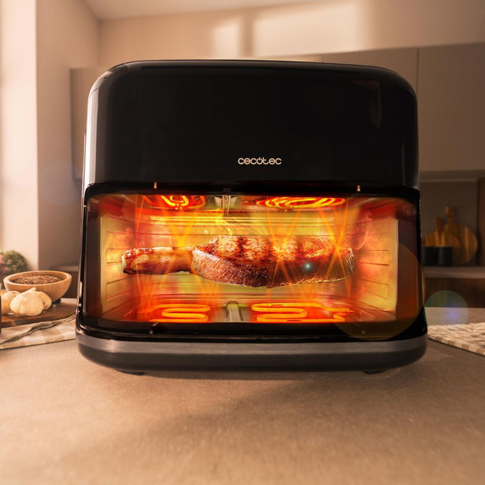 Friteuse à air Cecotec Cecofry&Grill Smokin'Prime 11000 2800W 10L Inox Noir