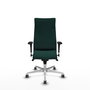 Piqueras Y Crespo Fauteuil Albacete, Simili-cuir Vert Bouteille, Mécanisme Synchrone