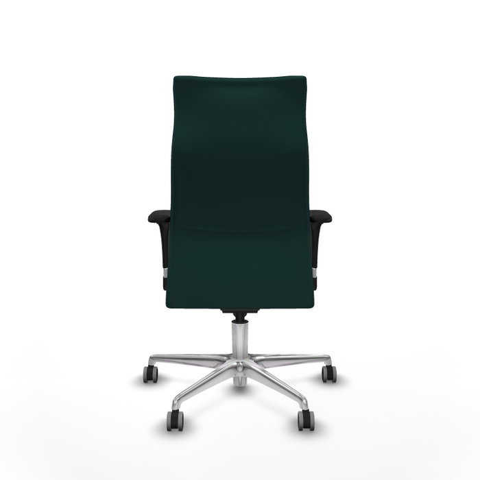 Piqueras Y Crespo Fauteuil Albacete, Simili-cuir Vert Bouteille, Mécanisme Synchrone