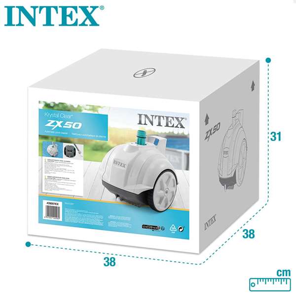 Intex Robot aspirateur pour piscine ZX50 avec 2 brosses rotatives