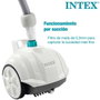 Intex Robot aspirateur pour piscine ZX50 avec 2 brosses rotatives