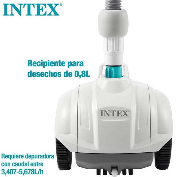 Intex Robot aspirateur pour piscine ZX50 avec 2 brosses rotatives