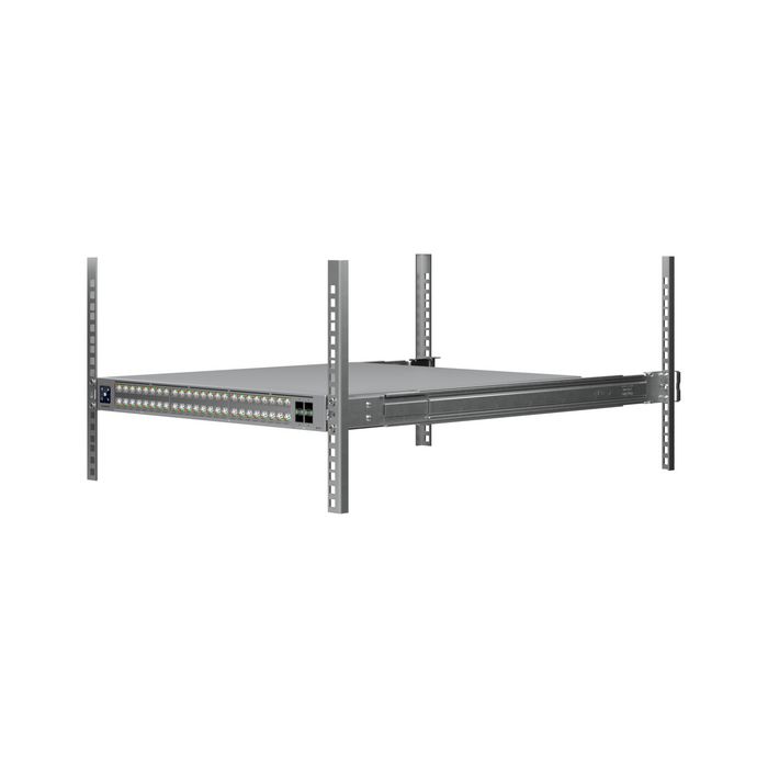 Ubiquiti Commutateur 48 ports Entreprise, couche 3, PoE+++, ports RJ45 10 GbE et SFP28 25G - Etherlighting™ Ubiquiti Commutateur 48 ports Entreprise, couche 3, PoE+++, ports RJ45 10 GbE et SFP28 25G - Etherlighting™