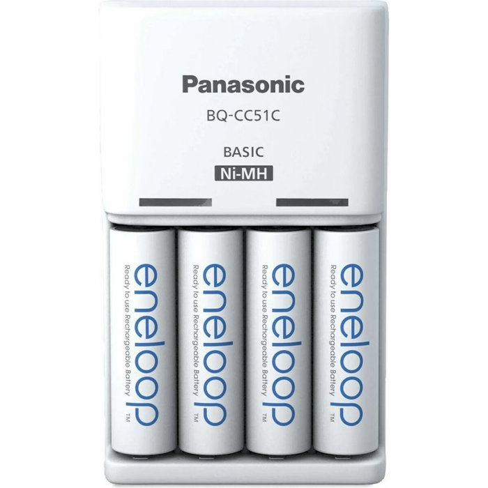 Panasonic K-KJ51MCD40E Chargeur de batterie avec 4 piles
