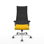 Piqueras y Crespo Chaise de Bureau Albacete Jaune et Noir