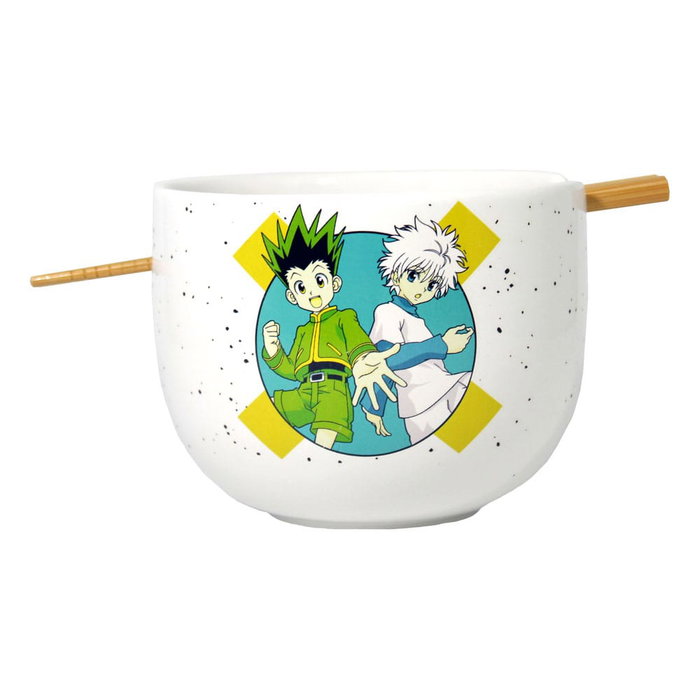 Hunter x Hunter bol à ramen avec baguettes 414 ml Hunter x Hunter bol à ramen avec baguettes 414 ml