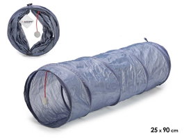 MASCOW Tunnel pour chats gris 90 cm