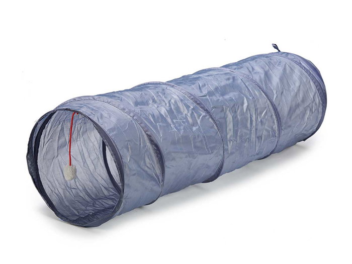 Mascow Tunnel pour Chat Gris 90 x 25 x 25 cm (Set de 24)