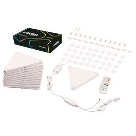 Phoenix technologies Kit d'éclairage modulaire Phoenix Astral RGB avec panneaux triangulaires