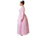 BigBuy Carnival Déguisement Bonne Fée Rose Femme XL