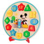 WOOMAX Reloj Baby Disney en bois - Taille 30 cm, 15 pièces, dès 3 ans