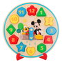 WOOMAX Reloj Baby Disney en bois - Taille 30 cm, 15 pièces, dès 3 ans