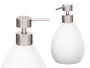 Berilo Dosificateur Ovale Blanc Rayures 10x17x10 cm Plastique (Set de 12)
