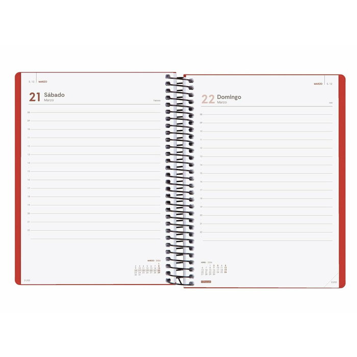Agenda Finocam MY Rouge A5 15,5 x 21,2 cm 2026 Agenda Finocam MY Rouge A5 15,5 x 21,2 cm 2026