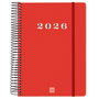 Agenda Finocam MY Rouge A5 15,5 x 21,2 cm 2026