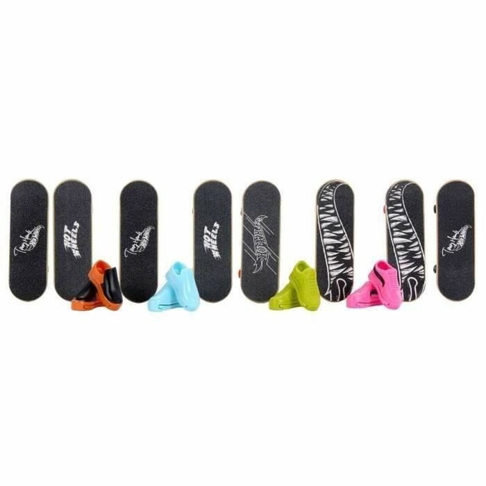 Hot Wheels Pack Tony Hawk Fingerskate - 8 Planches - Multicolor